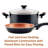 Farberware Glide Copper Ceramic Nonstick Frying Pan / Skillet, 10 Inch, Black