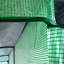 Walk-In Lean to Wall Greenhouse, Outdoor Green House with 3 Tiers 4 Wired Shelves, 200L x 100W x 215Hcm, Green-139167682-139167681