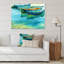 Bateaux de pêche à l'embarcadère - Peinture sur toile-67391437-67391450