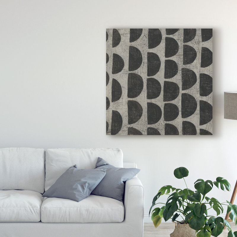 « stone v », peinture sur toile tendue, H 35 po x l 35 po x P 2 po