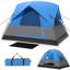 Tente de camping pour 3 personnes avec tapis amovible