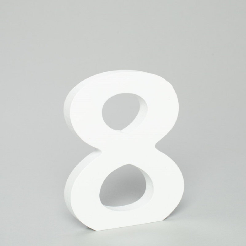 Bloc de lettres en bois, 8