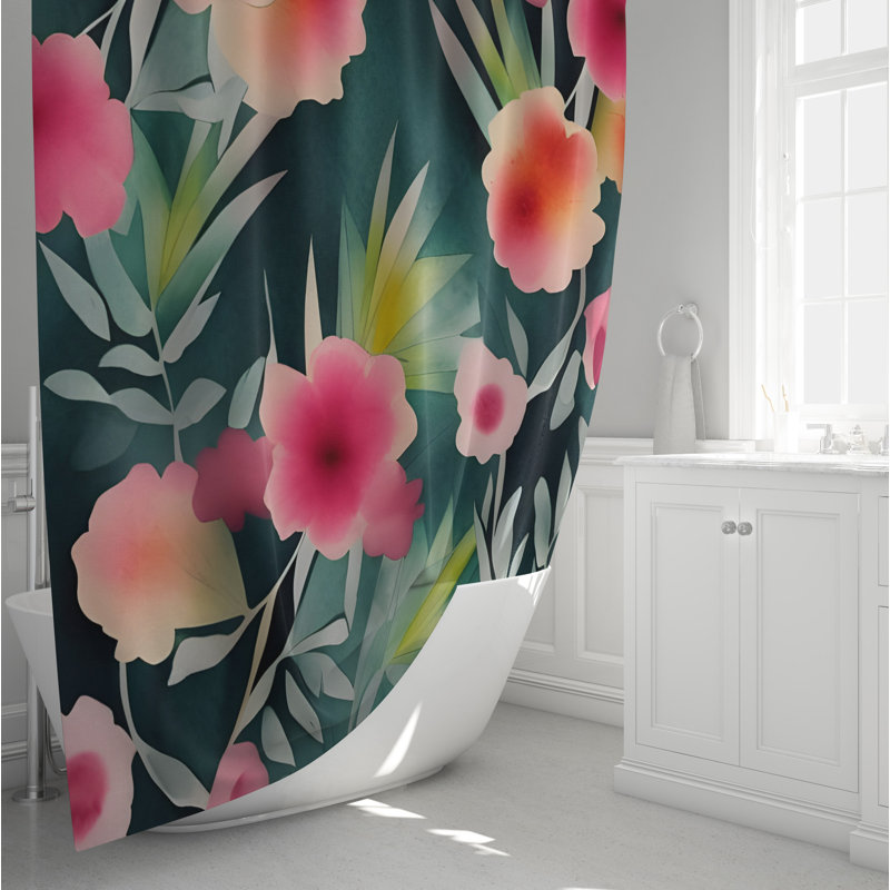 Rideau de douche Daanya, H 72 po x l 70 po