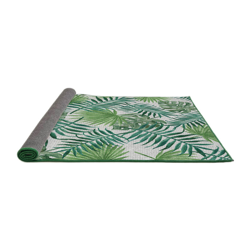 Tapis de zone verte à motif Lenard, Rond 4 pi