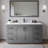 Miranda 66" Freestanding Single Bathroom Vanity with Cultured Marble Top with 58" Mirror-63918280-63918283-97964217