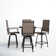 Allenna 4 - Person Metal Patio Dining Set with Square Table
