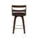 Swivel Upholstered Counter & Barstool With Wood Frame