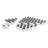 Novelty 47 Person Flip Top 22'' L Modular Training Table and Chair Set with Casters and Modesty Panel