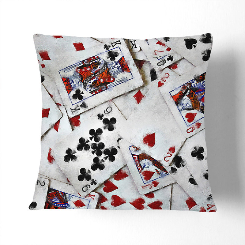 Square Throw Cushion, 40cm H x 40cm W x 15cm D