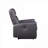 33 Inch Single Seat Warm Brown Top Grain Leather Power Motion Recliner by  for Residential Relaxation Tufted Style