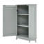 Armoire de rangement en coin moderne de style moderne avec tablettes réglables pour le salon et le vestibule. - Étagères de salle de bain spacieuses. Durabilité-64019385