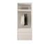 Garde-robe simple de couleur unie
