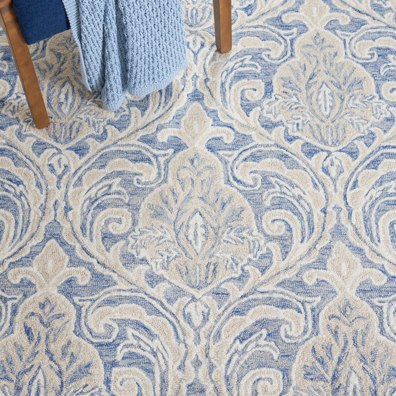 Tapis en laine et en coton touffeté à la main Connollee, Rectangulaire 3 pi x 5 pi