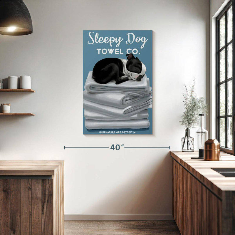 Brampt Sleepy Dog, H 39 po x l 26 po