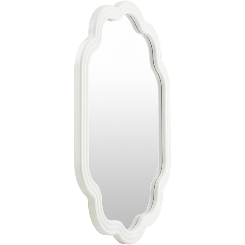 Miroir Aysun, Blanc, 33 po x 25 po