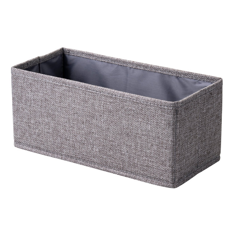 Fackelmann Fabric Bin, Grey