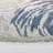 Micro-Loop Hand Tufted Wool/Cotton Geometric Rug in Ivory/Blue-1161674387