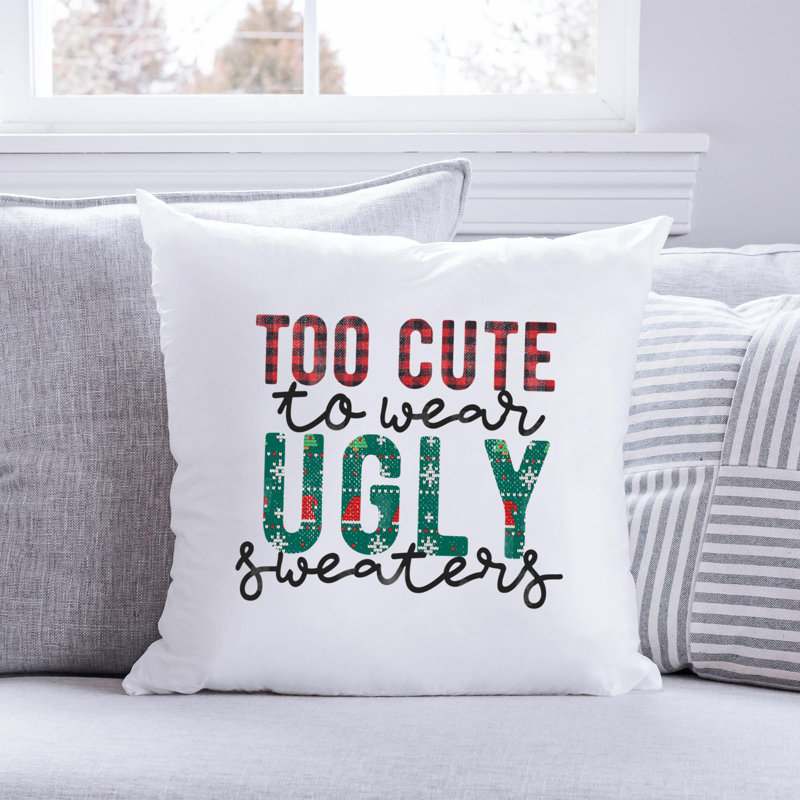 Noël - Coussin décoratif inclus, 18 po x 18 po