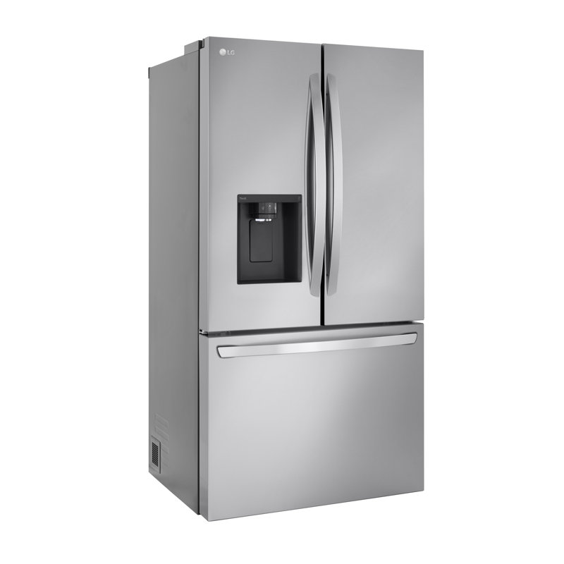 LG Smart Standard-Depth MAX, French Door Refrigerator with Dual Ice, Stainless Steel, 31 cu. ft.