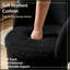 Fauteuil demi-tonneau avec rangement à plateau rabattable-1871779753