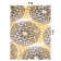 Floral Yellow/Dark Gray/Ivory Area Rug