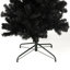 Arbre de Noël artificiel mince 7,5 pi avec base en métal pliable