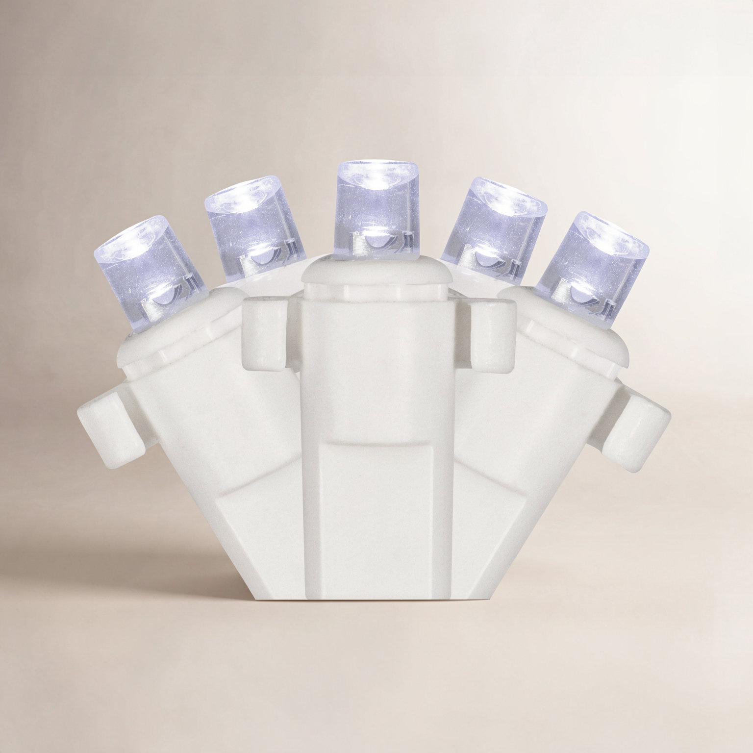 LED Wide-Angle Net Column Wrap Lights, 0.25" H x 24" W x 96" D, Pure White