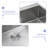 25" L x 22" W Drop-in Kitchen Sink with Accessories