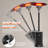 48000 BTU Stainless Steel Propane Standing Patio Heater-93374073