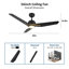 Ventilateur de plafond intelligent à 3 pales avec lumière DEL-403107346-460855263