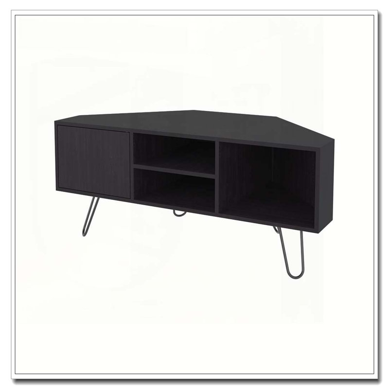 Meuble télé avec rangement ouvert Wengue