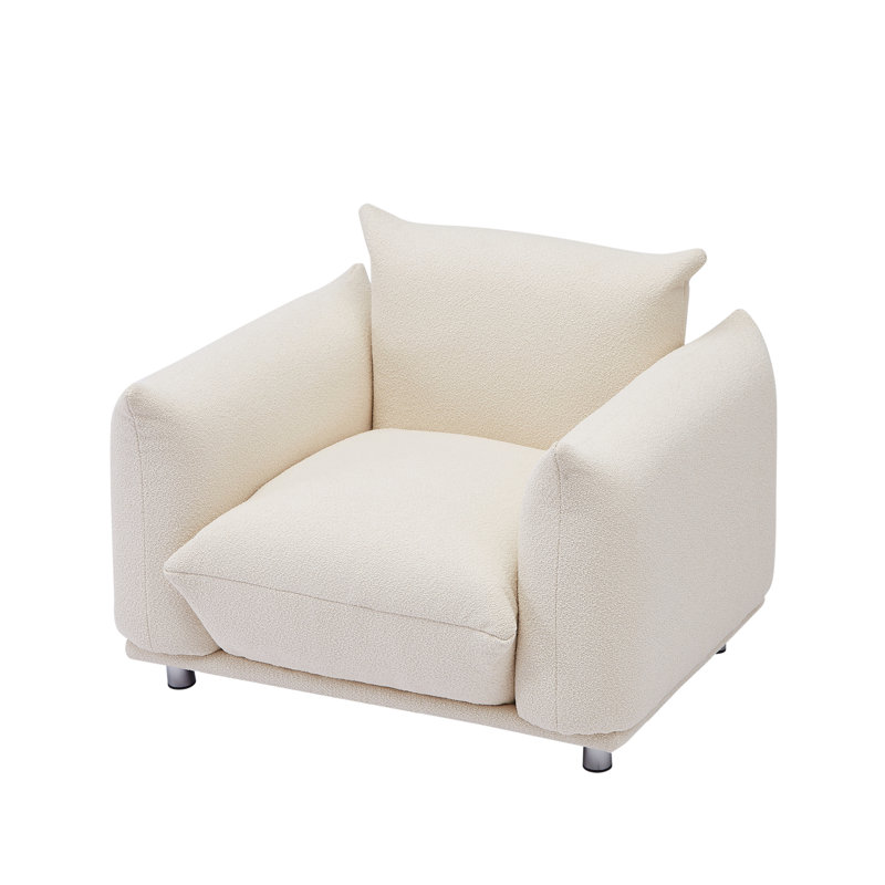 Canapé d'appoint Fidelia, Beige Fabric