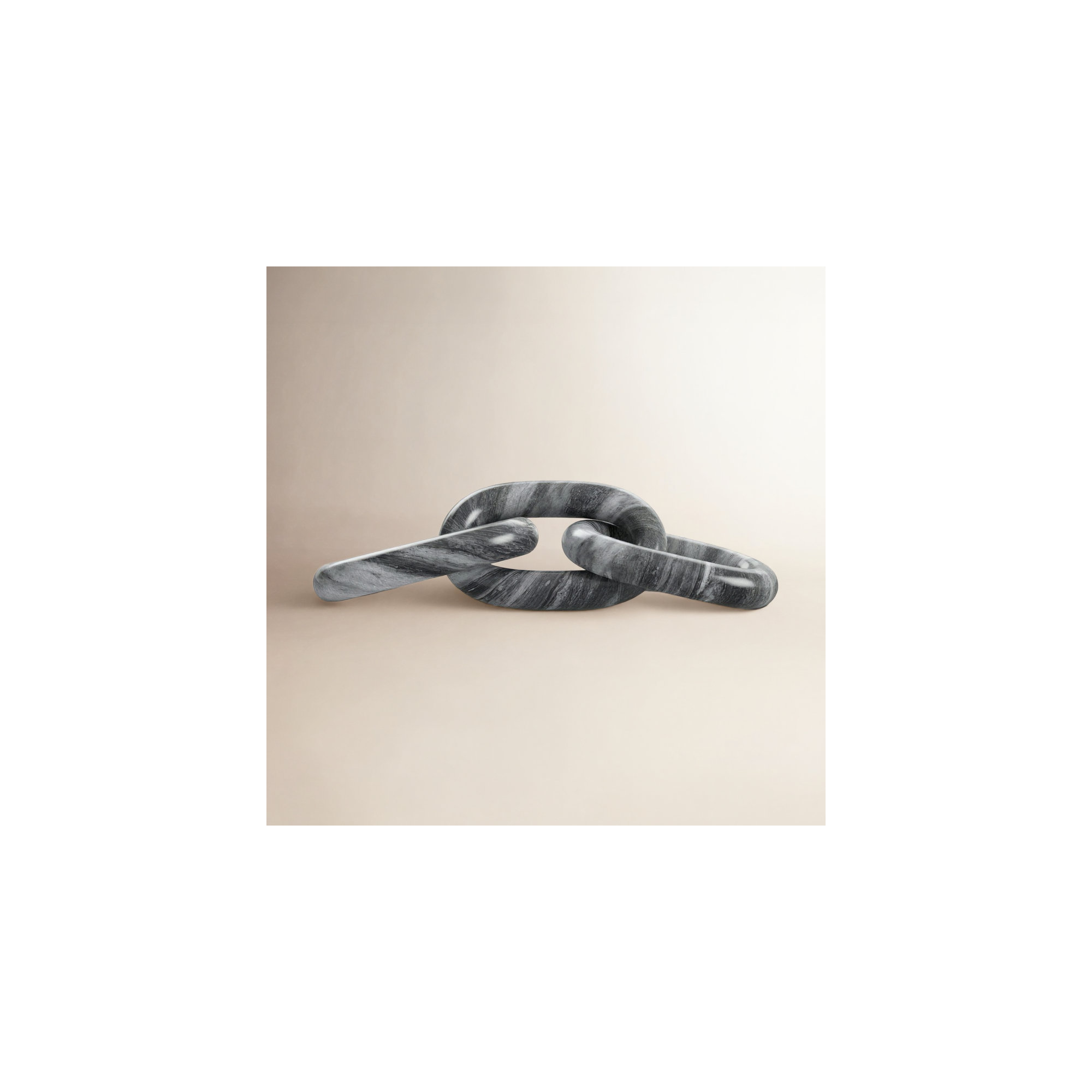 Ocarina Marble Chain Link, Gray