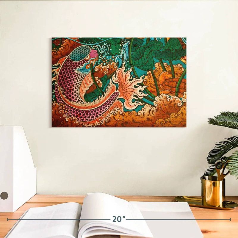 Brampt Thai Temple Fish, 8" H x 12" W