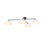 Plafonnier semi-encastré scandinave 4 lumières