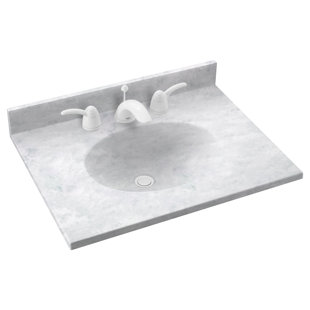 Plateau de meuble-lavabo simple 25 po Ellipse