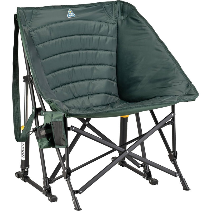 Chaise berçante Puff, Green