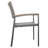 Dining Chair - Grey Patio Chair With Trendsetting Charm Outdoor Dining Contemporary Mesh Seating