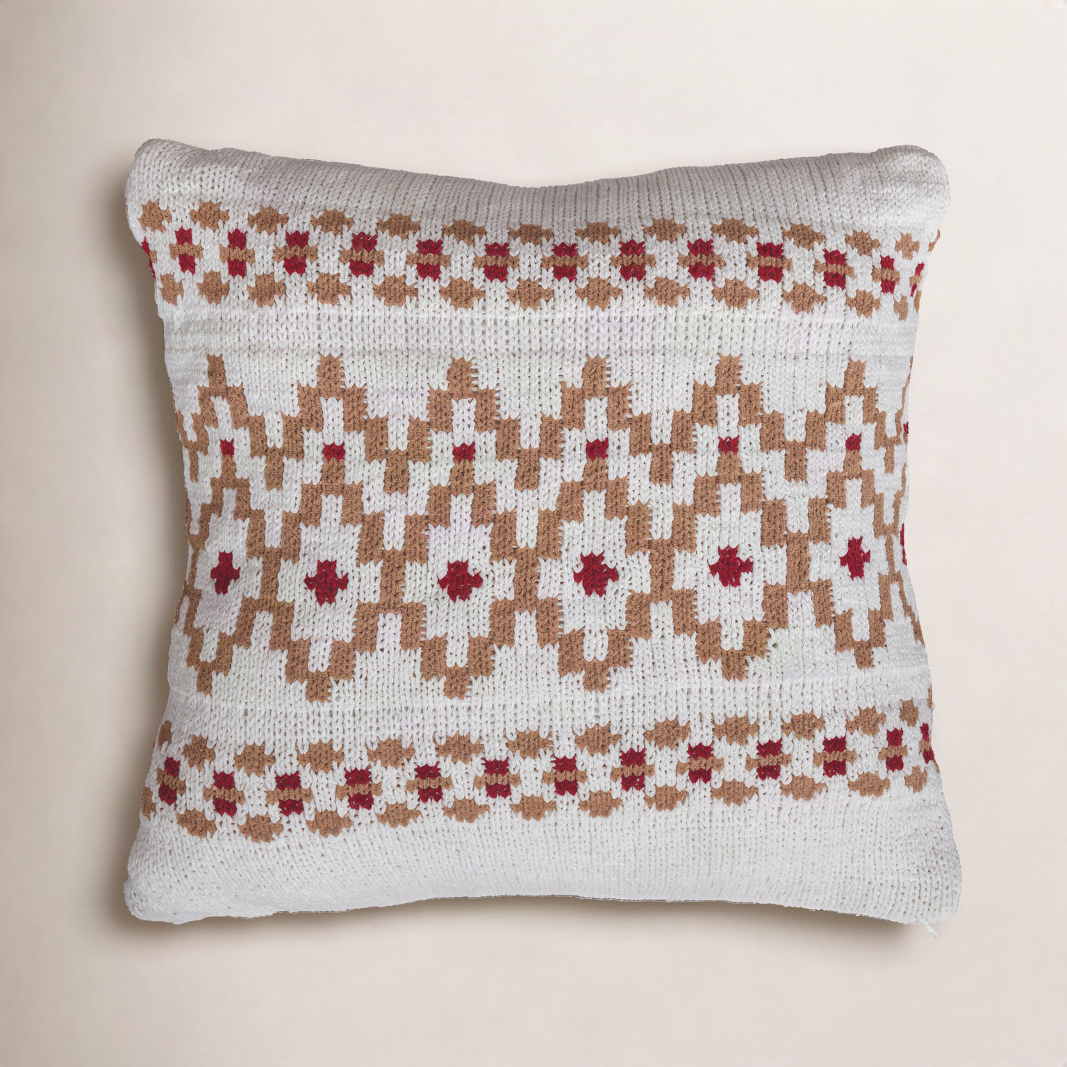 Geometric Cotton Throw Pillow