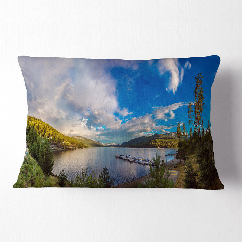 Landscape Reversible Throw Pillow