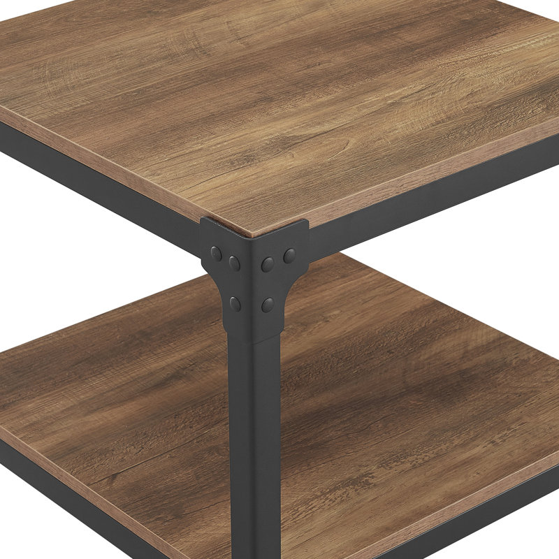Gravelle End Table Set, Rustic Oak