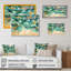 «Graeber Orange Abstracted Harmonia Of Shape II», reproduction d'art sur toile-88519282-88519285