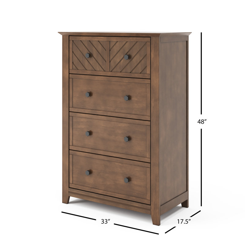 Atwood Kids 4 - Drawer Chest, Cocoa Bean