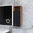 Black & Walnut Wall-Mounted Bathroom Side Cabinet For Small Space