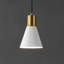 Luminaire suspendu Mid-Century moderne en fer à DEL 1 lumière Zurcher-955094861