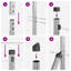 Vidaxl Fence Posts With Base Plates 7 Pcs Diameter32mm Galvanised Steel-114618558-114618565