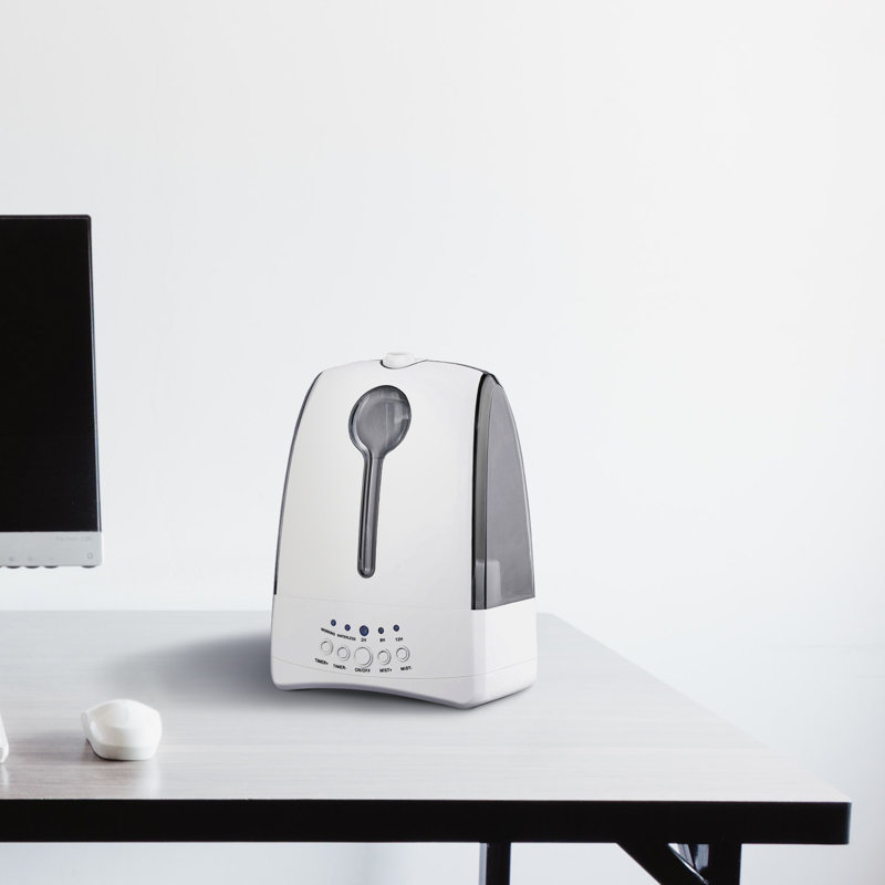 Humidificateur de table ultrasonique à brume fraîche de 2 gallons 475 pieds carrés