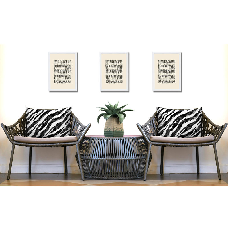 Coussin intérieur / extérieur Juno, 20x14, Noir