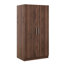 Armoire en bois avec tablettes intérieures