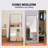 Metal Rectangle Floor Mirror